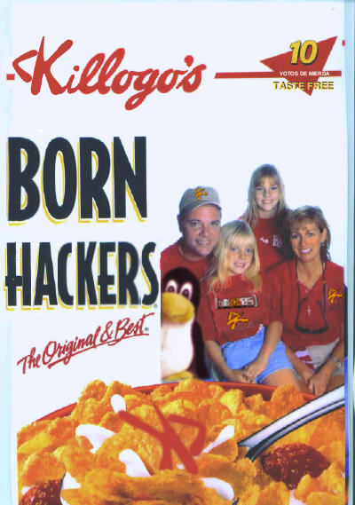 kaja con logo y lema en la parte delantera