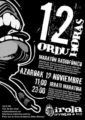 Maratón Radiofónico 12 Horas En bilbo y en Directo