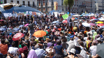 Acampada en Sol -Madrid-