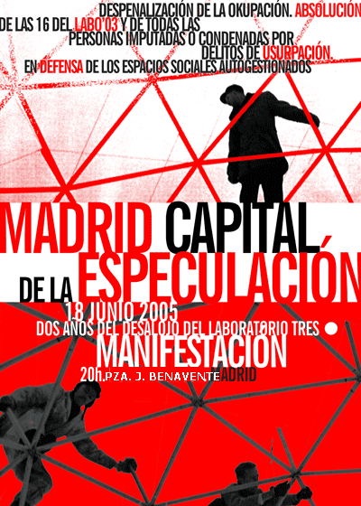 cartel manifestación 18j